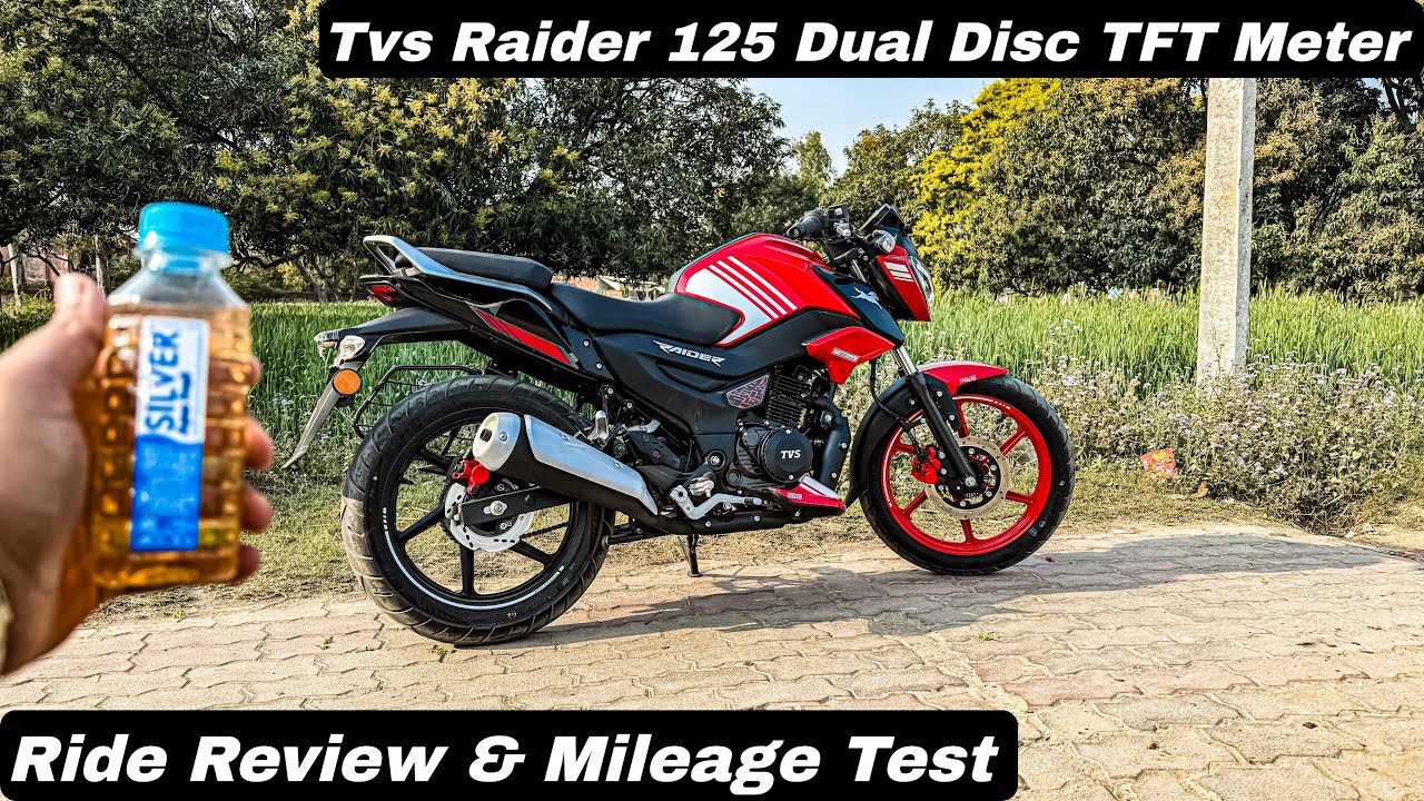 New TVS Raider 125 Dual Disc TFT Meter : Ride Review & Mileage Test | VAIBHAV MOTOWORLD 