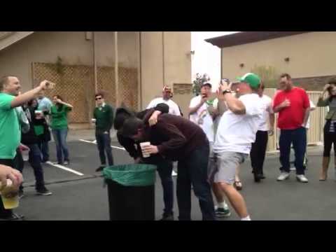 EPIC St. Patrick's Day Throw Up at Drinking Competition!