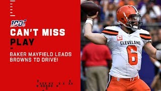 Baker Marches Downfield For Browns TD