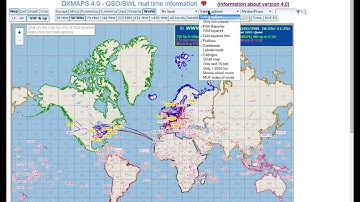 DXMAPS.COM Options menu explained