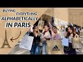 Buying EVERYTHING In Alphabetical Order Challenge in PARIS | 4TH IMPACT