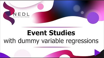 Event Studies with dummy variable regressions (Excel)