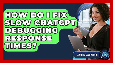 How Do I Fix Slow ChatGPT Debugging Response Times? - Learning To Code With AI