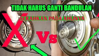 CARA MELEPAS BEARING BANDULAN DAN STANG SEHER||BIAR TIDAK MERUSAK PLAT OLI||TIDAK CACAT SEDIKITPUN!!