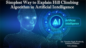 Simplest Way to Explain Hill Climbing Algorithm in Artificial Intelligence