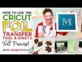 Amazing Cricut Foil Transfer Tool Projects — Full Process + Free Foil Designs!