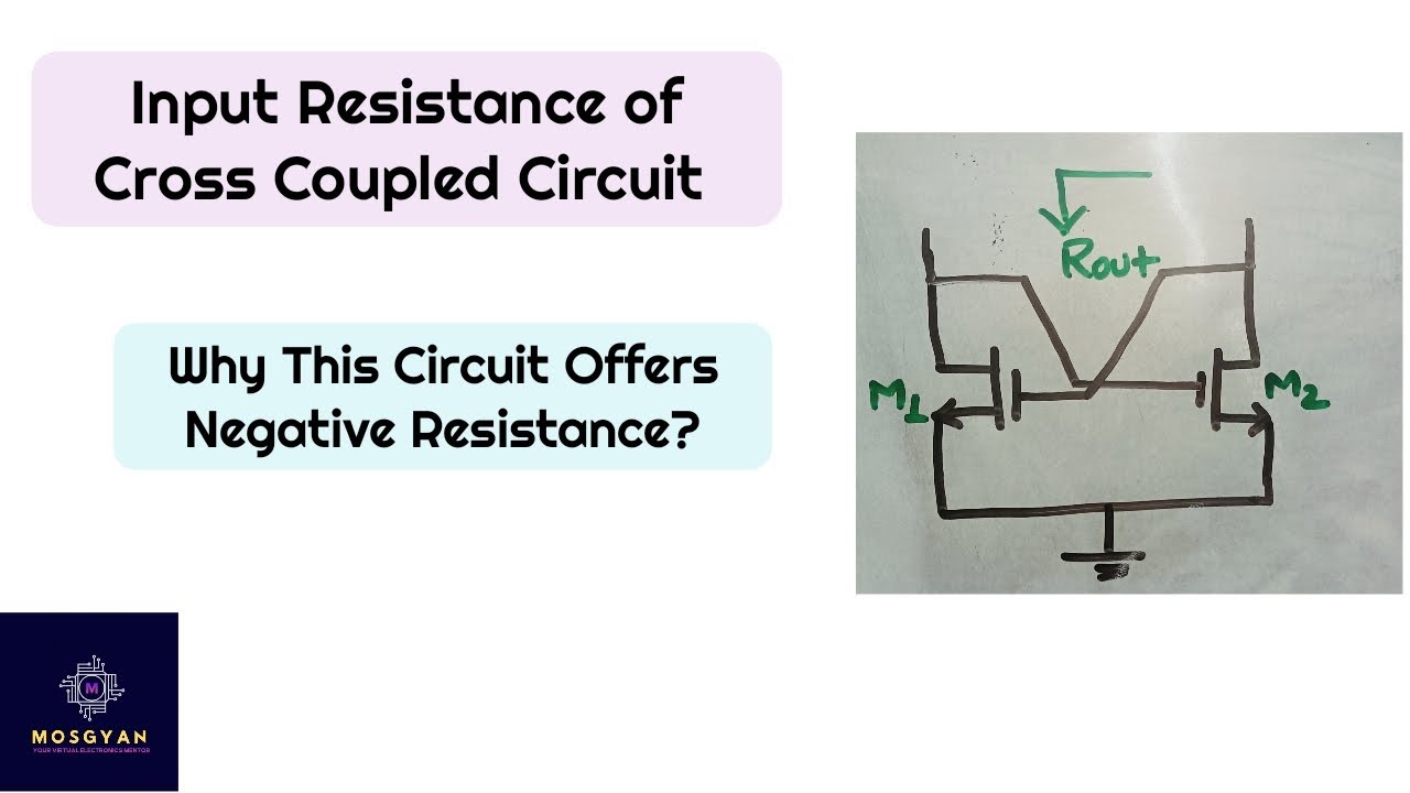 Cross Coupled MOSFET Input Resistance | Negative Resistance Circuit | Cross Coupled Pair