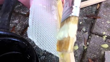 Preparing Warre hive top bars