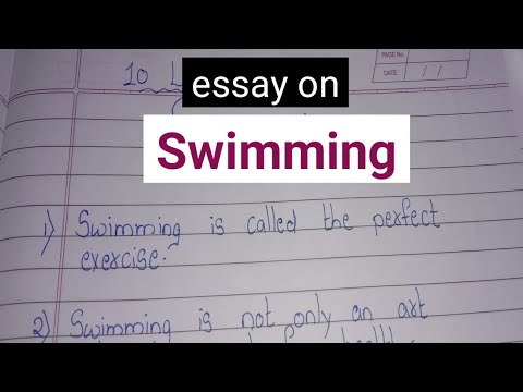 essay on swimming competition