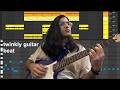 making a twinkly guitar beat