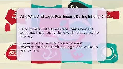Who Wins And Loses Real Income During Inflation? - Inflation Insight Channel