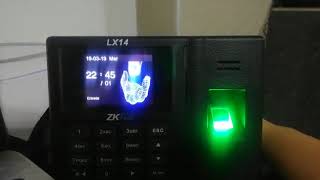 Reseteo Control de Asistencia ZK- Lx14 screenshot 5