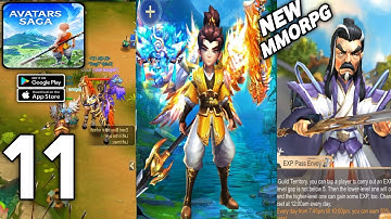 Kung Fu Saga (Avatars Saga) Gameplay part 11 - MMORPG Game (Android, iOS)