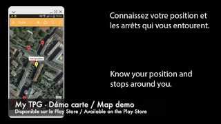My TPG Android Application - Recherche d'arrêts sur la carte screenshot 3
