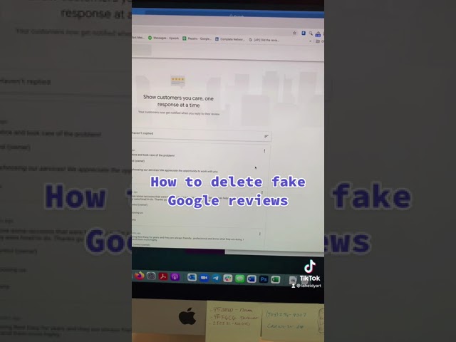How to delete fake Google Reviews class=