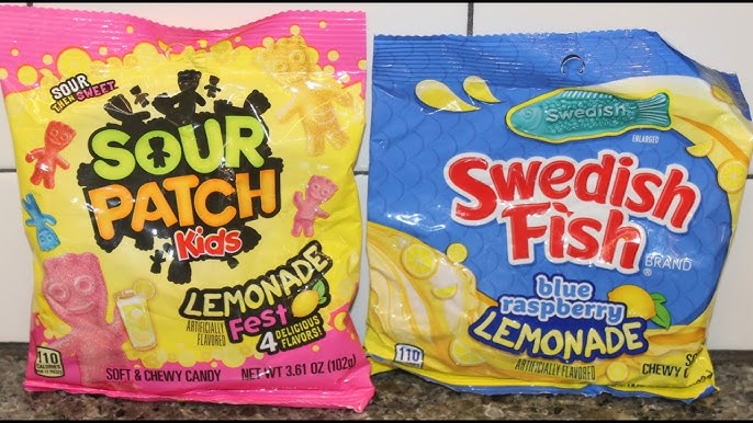 Sour Patch Kids Heads & Swedish Fish Tails Soft Chewy Candy Review