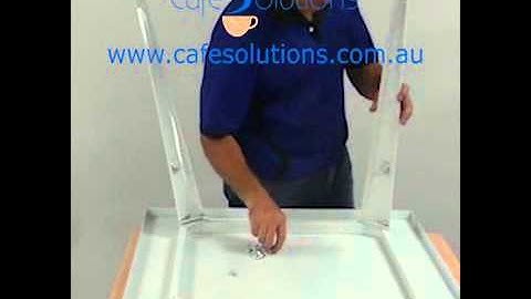 Assembling the Replica Tolix Meeting Table