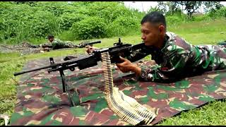 Petembak m249 minimi, senjata full automatis  💀💀