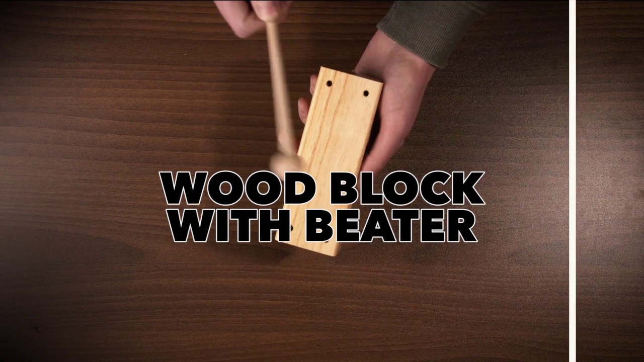 Wood Block, percussion  Gear4music demo 