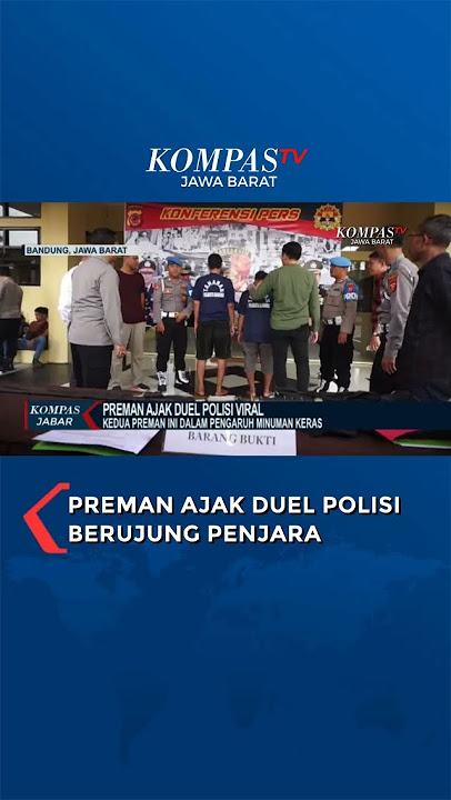 Viral Preman Ajak 'Sparing' Polisi #shorts