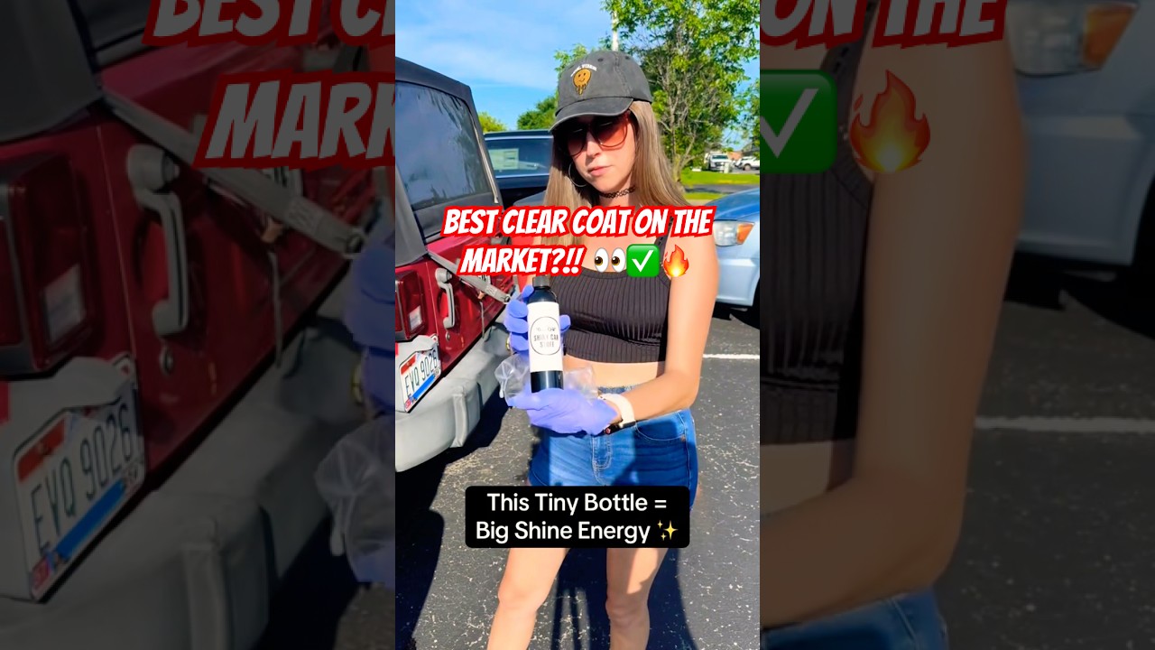 We have the best clear coat on the market just SEE 👀🔥✅ 