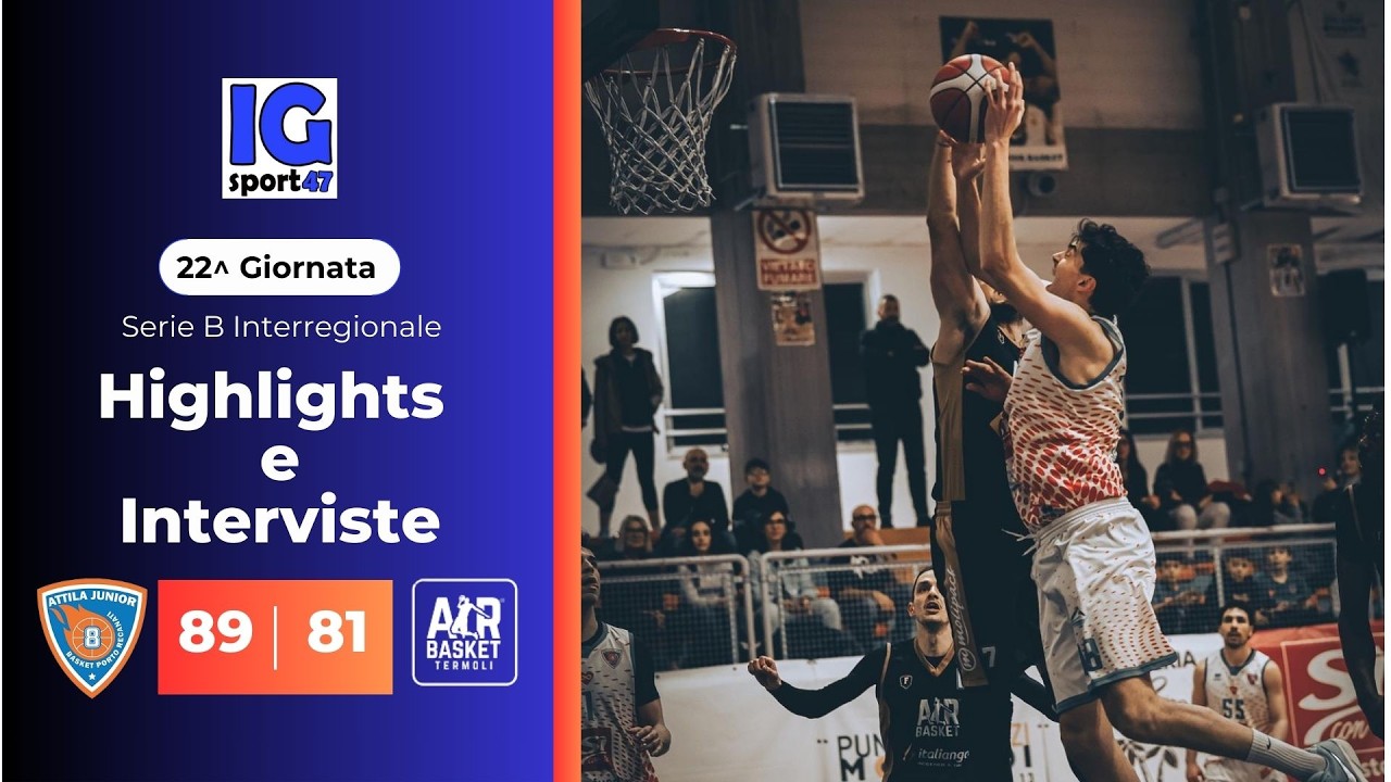 SiConTe Attila Basket-Air Basket Termoli 89-81 (HIGHLIGHTS e INTERVISTE)