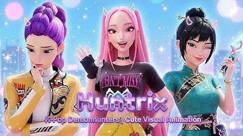 K-Pop Animated MV: Demonhunters Characters in Action | Visual Music Video