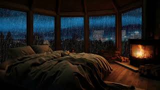 Soothing Rain Sound In The City | Take a Nap at the Weekend | Healing Soul
