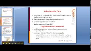 Chapter 11 and 12 - Video 5: Other Incentives