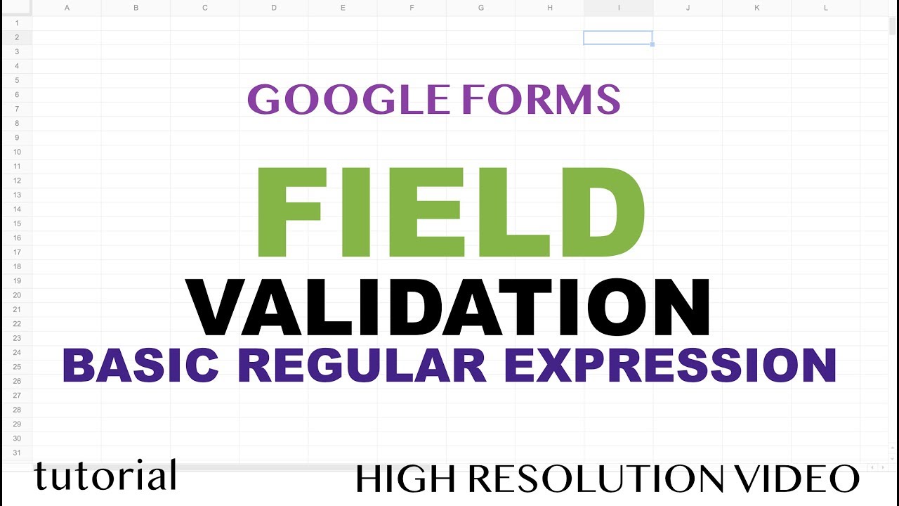 Field validation