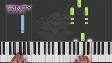 Muay Thai / TRINITY Piano Initial Grade 2021-2023 / Synthesia Piano tutorial