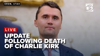 LIVE: Authorities hold press conference following fatal shooting of Charlie Kirk
