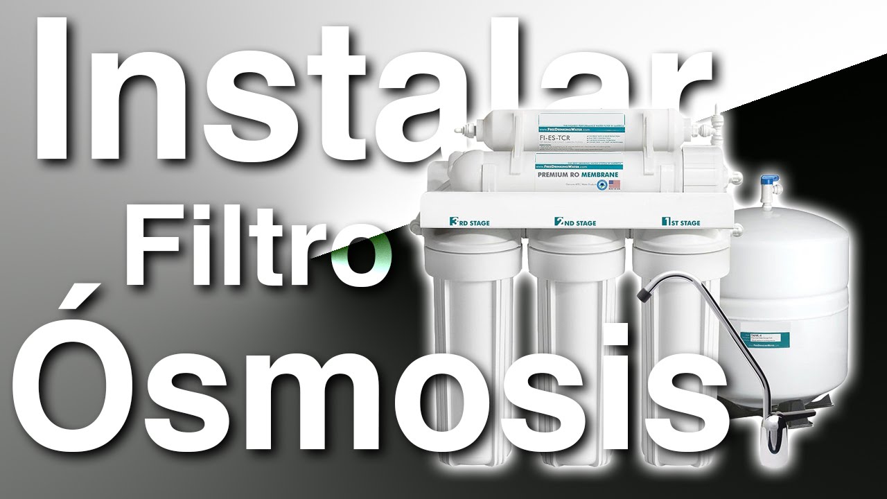 Install water purifier  5-stage reverse osmosis 