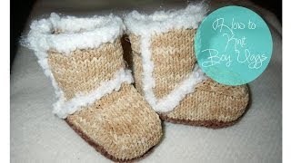 knitted baby ugg boots