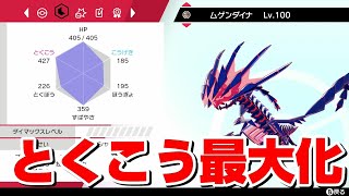 すごいとっくんとミントを使って ムゲンダイナ とっこう最大化計画 ポケモン剣盾 ソード シールド Pokemon Sword And Shield ふいしんく