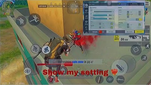 ROS|MOBILE/show my setting 2022❤️‍🔥IPhone 8! #rulesofsurvival #Ep102#setting