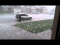 Hail storm in Billings Montana 5/18/2014