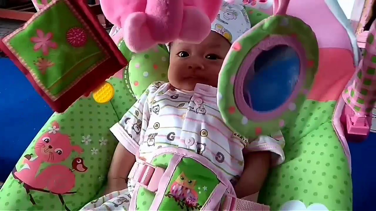  Kursi  goyang  baby  bouncer mainan anak umur 1 bulan YouTube