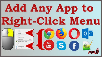Easy way to run favorite app - Add any app to right-click menu in Windows