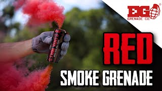 TWIN VENT - Red Smoke Grenade - Smoke Bomb - Smoke Effect