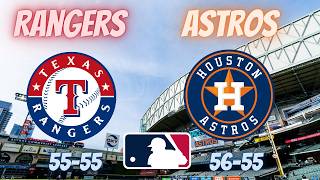 Texas Rangers Vs Houston Astros Live | MLB Scoreboard Livestream