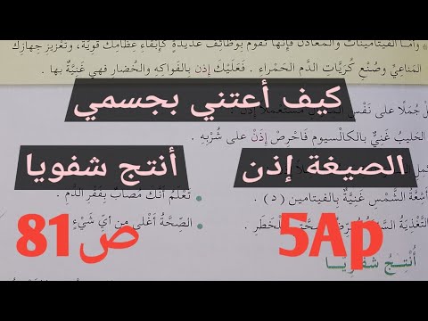 أستعمل الصيغة إذن أنتج شفويا صفحة 81 من الكتاب المدرسي السنة الخامسة إبتدائي 