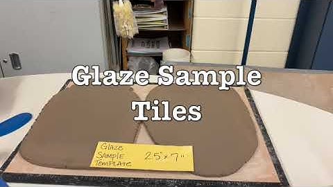 LC Ceramics Glaze Sample Tile