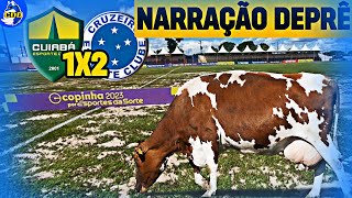 Cuiab 1x2 Cruzeiro  Narrao Depr  Copinha 2023