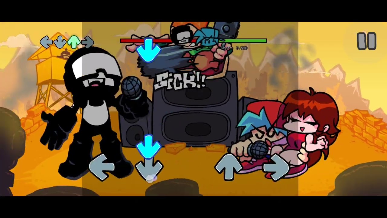 (SIN EDITAR OTRA VEZ XD) Jugando fnf otra vez xd.