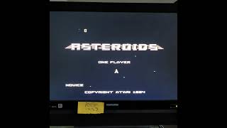 Asteroids - 65960 - Novice - ATARI 7800 original hardware