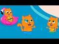 Família de Gatos - Festa Aquática Desenho Animado em Português Brasil