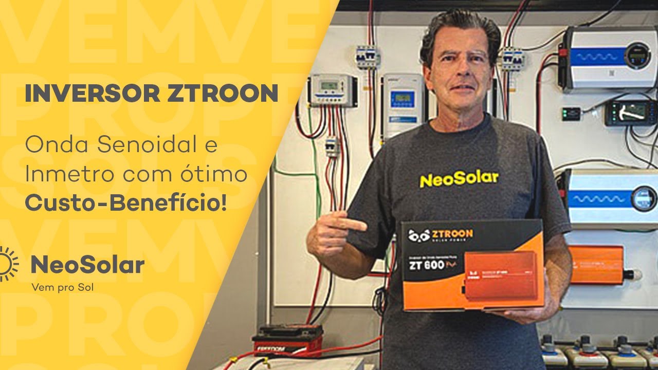 Inversor Senoidal Off Grid Ztroon ZT 600-12 | NeoSolar