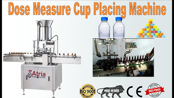 Automatic Measuring/Dosing Cup Placement & Pressing Machine