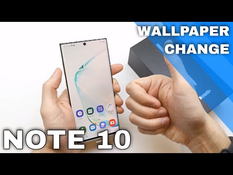 How to Change Wallpaper in SAMSUNG Galaxy Note 10